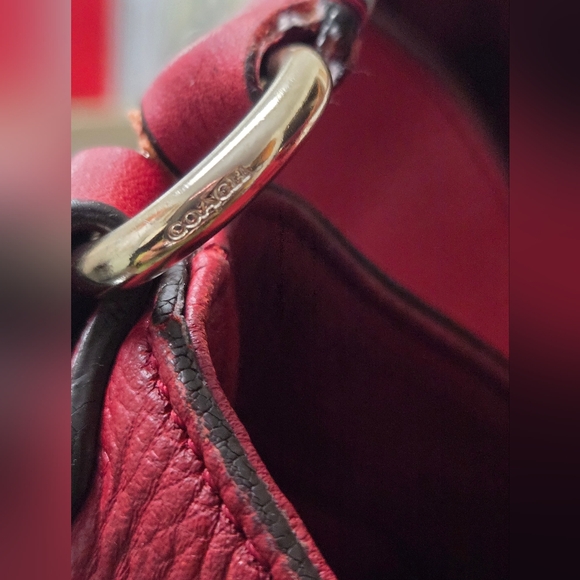 Coach EDIE Pebbled Leather Hobo/Shoulder bag - Picture 7 of 16